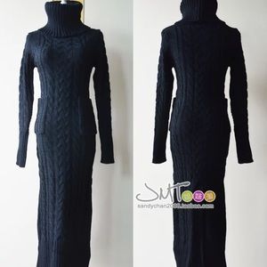 Long dress sweater
